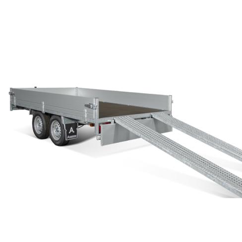 REMORQUE  ASX 2500 325X178x30 RI RID ALU+RAMPES+LOGEMENTS DE RAMPES / CU 1995 KG /  PTC:2000/2100/2200/2300/2400/2500KG   (2024)