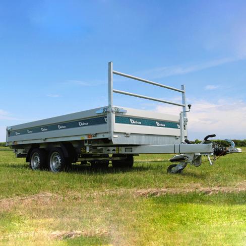 REM TRI-BENNE  "PW36"   360X180X35(INT)  2ES ELEC + PNEUS TAILLE BASSE+PLANCHER TOLE + PORTE ECHEL + 8XANN ARRI + LOGEMENT DE RAMPES  PTC:2700/2800/2900/3000/3100/3200/3300/3400/3500KG   (mai 2024)