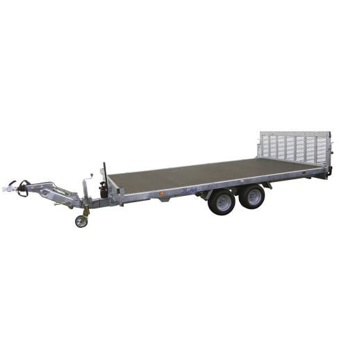 REMORQUE PLATEAU LIDER 40655L   406X215 TIMON REGLABLE+BASCUL HYDRAU ET HAYON 700MM PTC:2000/2500KG     LSD1   (2025)     