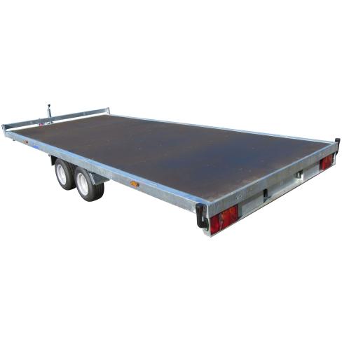 REMORQUE PLATEAU LIDER 32670 506X215 +BASCUL HYDRAU ET HAYON 700MM PTC:2000/2500KG     LSD1    (2025)  