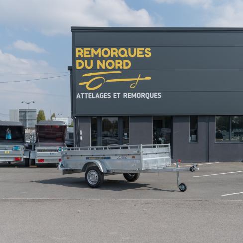 REMORQUE  ROBUST 40393 dim 253X134x(40+10)  1ES  PTC:500KG  LSD1  SANS FREIN   (JUILLET 2025)