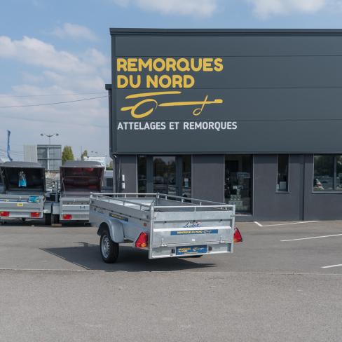 REMORQUE  ROBUST 40393 dim 253X134x(40+10)  1ES  PTC:500KG  LSD1  SANS FREIN   (JUILLET 2025)