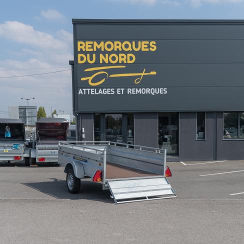 REMORQUE  ROBUST 40393 dim 253X134x(40+10)  1ES  PTC:500KG  LSD1  SANS FREIN   (JUILLET 2025)