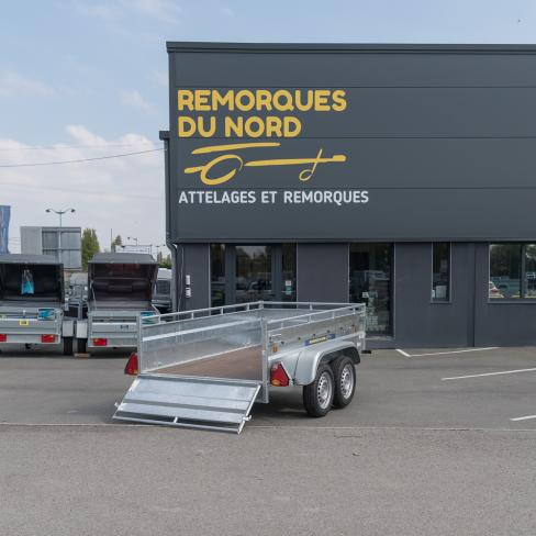 REMORQUE  ROBUST "39394"  253X134x(40+10)  2ES  PTC:500KG    LSD1 POSSIBLE:600/650/750KG SANS FREIN   (JAN 23)     