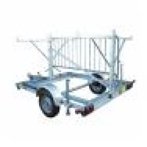 REMORQUE CHASSIS "R"  220 X 200 PORTE 24 X BARRIERES (+ OU - SELON MODELES)  PTC 750 KG -  PV 215KG (FEV 2024)
