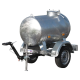 CITERNE ROUTIERE 1000 LITRES  SIMPLE ESSIEU- PTC 1300 KG FREINEE -- 1 ES- TIMON REGLABLE  (09/ 2022)
