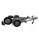 REMORQUE PORTE-MOTO  1 RAIL TYPE:KXL165  AVEC BLOC ROUE ET RAIL LARGE  PTC:600KG     MSD1    (FEV 2024)