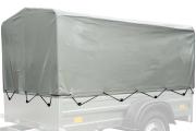 Bâche haute + armature - fabrication ANSSEMS - pour PSX 305 - hauteur = 1800 / toit plat / gris anthracite (2024)