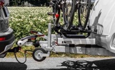 Porte-vélos sur flèche de remorque