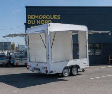 Remorque magasin (marché, food truck, etc.)