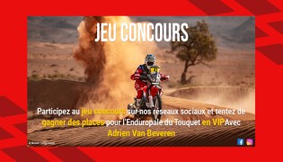 Concours VIP Enduropale du Touquet 2024 avec Adrien Van Beveren !
