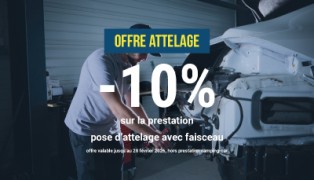 Démarrez l’année du bon pied : –10 % sur l’installation d’un attelage