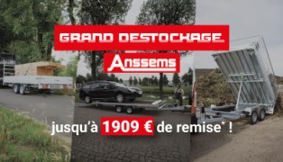Grand destockage remorques Anssems
