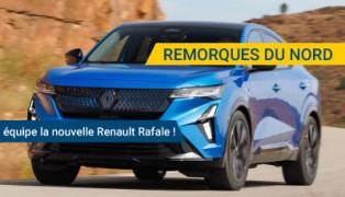 La toute nouvelle Renault Rafale équipée d'un attelage par nos experts chez Remorques du Nord !