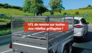 Offre d’automne – 10% sur toutes les ridelles grillagées