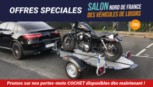 Offres spéciales Salon VDL 2025 – Porte-moto Cochet à prix salon