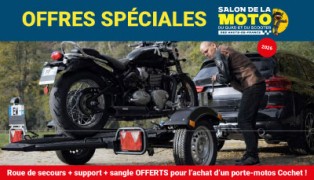 Offres spéciales Salon VDL 2026 – Porte-moto Cochet à prix salon