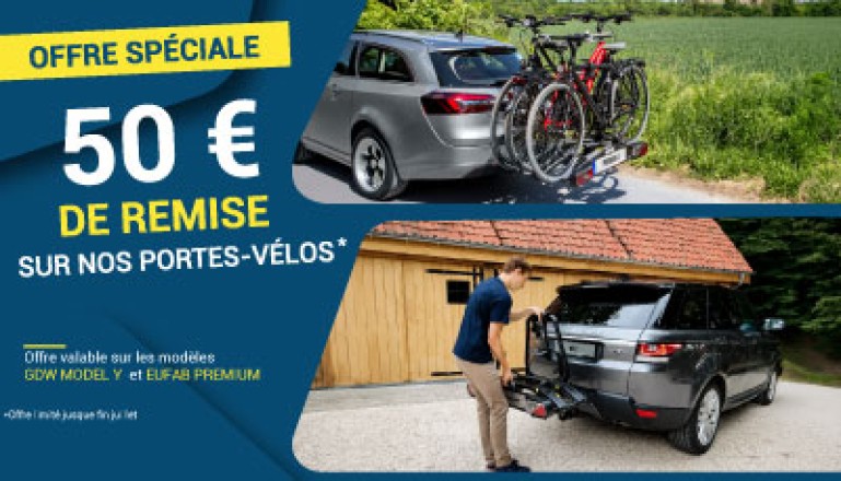 Des offres à ne pas manquer sur nos porte-vélos !