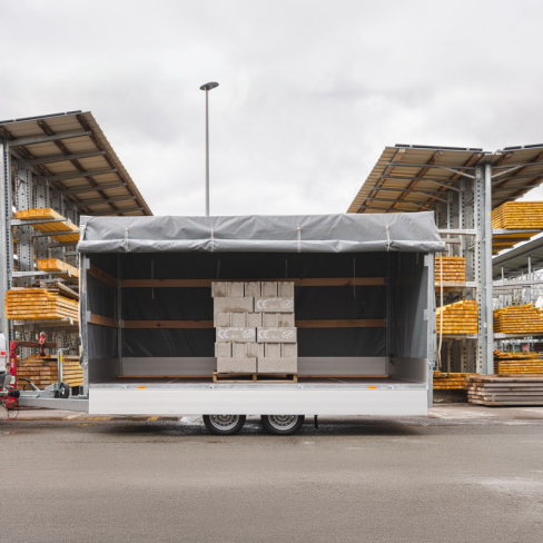 Remorque plateau fixe 335 x 182 Gaupen