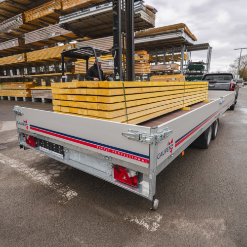 Remorque plateau fixe 508 x 208 Gaupen