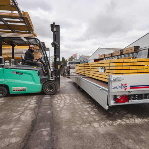 Remorque plateau fixe 588 x 208 Gaupen