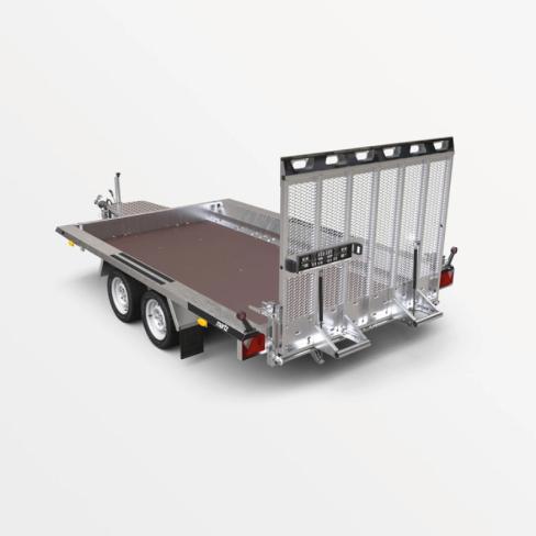 REMORQUE PORTE ENGIN TYPE:BUILDER 3   350X168  2ES  PTC:3500KG TSD1 CU 2700 Kg - Essieu 1800 Kg