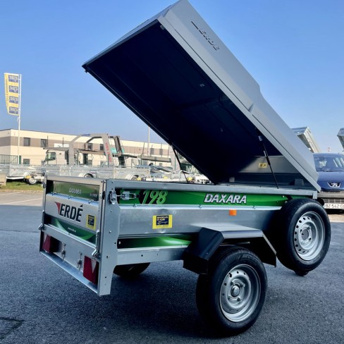 Remorque bagagère avec capot 500 Kg