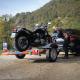 Remorque porte-moto abaissable et pliable orange PTC600kg Cochet