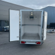 REMORQUE FRIGO BW type TFI250.00 - 1 ESSIEU - 250X125X180 - 2 portes AR - 6 rails de fixation - générateur GOVI ARKTIK 1600N - tôle striée alu - 4 béquilles - PTC:1300kg  (2024)