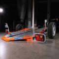 Remorque porte-moto abaissable et pliable orange PTC600kg Cochet