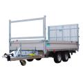Remorque multifonctionnelle Benne et plateau basculant -2 Essieux de 1350 KG- 309x183 - PTC - 2700 KG - CU 1840 KG-Roues 195/60R12