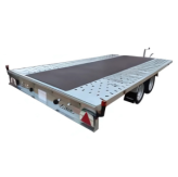 PORTE VOITURE 43720 AVEC PLANCHER BOIS roues dessous 400x215 PTC : 2700 kg CU 2065 KG AVEC RAMPES 53X140