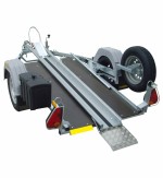 REMORQUE PORTE-MOTO  1 RAIL TYPE:KXL165  AVEC BLOC ROUE  PTC:500KG    (FEV 2024)
