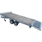 REMORQUE PLATEAU LIDER 34632  355X180  2 ES + BASCUL HYDRAU ET HAYON AR 700MM PTC:1600/1700/1800/1900/2000KG     LSD1    (2025)