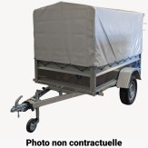 Pack Bâche Haute remorque LUNI 233 freinée Lider