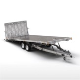 Remorque plateau type GT universal 2 essieux Martz