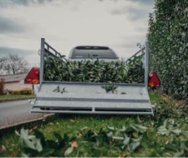 Transporter des déchets verts (pour la déchetterie par exemple)